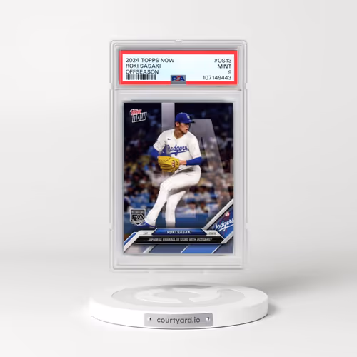 2024 Topps Now Offseason #OS13 Roki Sasaki (PSA 9 MINT)
