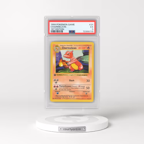 1999 Pokémon Game #24 Charmeleon - 1st Edition (PSA 5 EX)