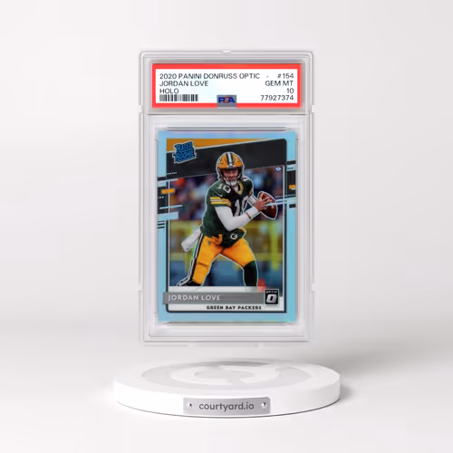 2020 Panini Donruss Optic #154 Jordan Love - Holo (PSA 10 GEM MINT)