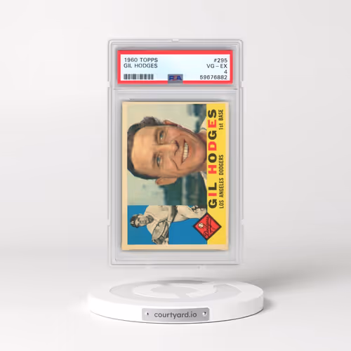 1960 Topps #295 Gil Hodges (PSA 4 VG-EX)