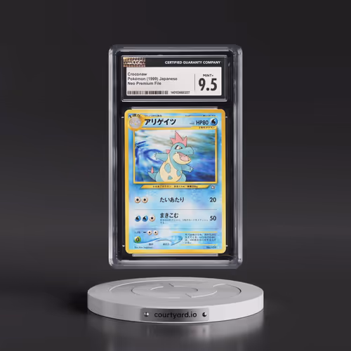 1999 Neo Premium File Croconaw - No Rarity (CGC 9.5 MINT+)