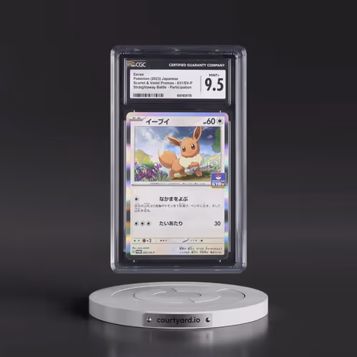 2022 Scarlet & Violet Promos #031/SV-P Eevee - Straightaway Battle Participation (CGC 9.5 MINT+)