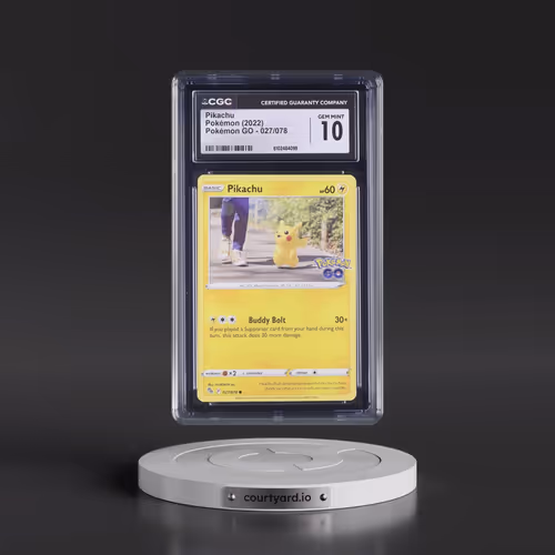 2022 Pokémon GO #027/078 Pikachu (CGC 10 GEM MINT)