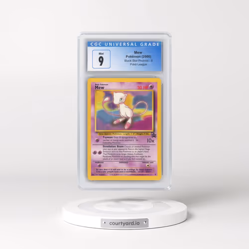 1999 Black Star Promos #8 Mew - Pokémon League (CGC 9 MINT)