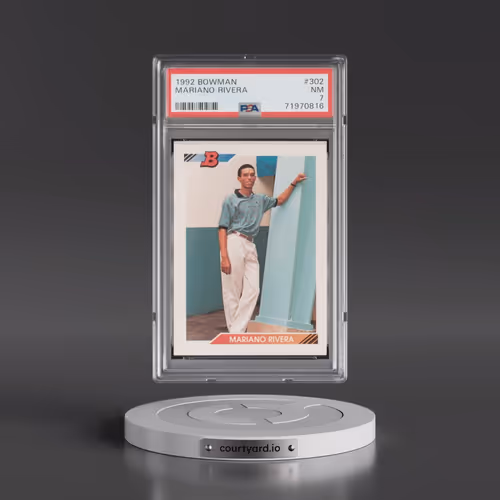 1992 Bowman #302 Mariano Rivera (PSA 7 NM)