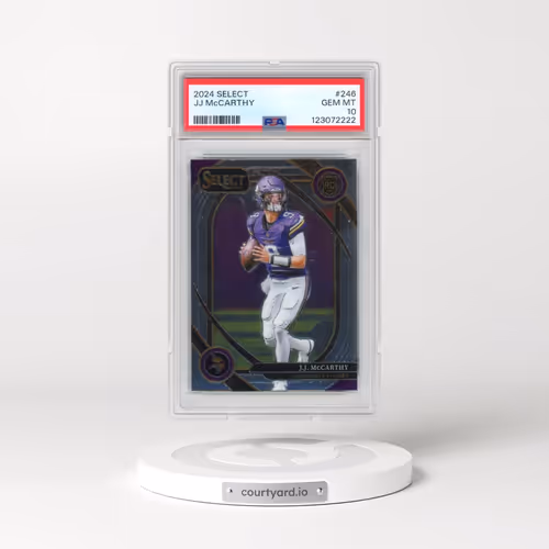 2024 Panini Select #246 JJ McCarthy (PSA 10 GEM MINT)