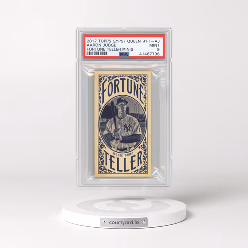 2017 Topps Gypsy Queen Fortune Teller Minis #FTAJ Aaron Judge (PSA 9 MINT)