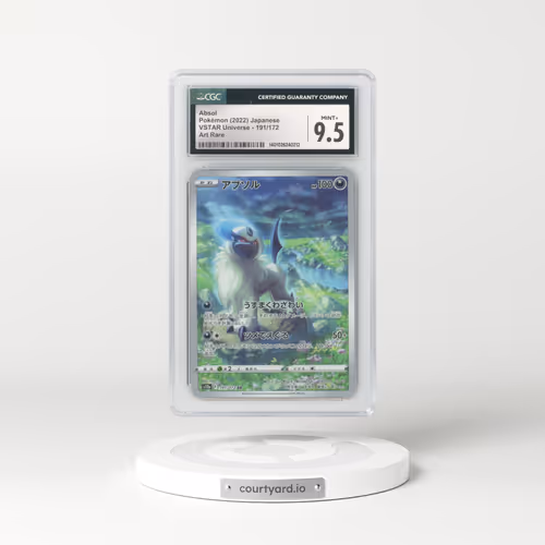 2022 Japanese VSTAR Universe #191 Absol - Full Art Holo (CGC 9.5 MINT+)