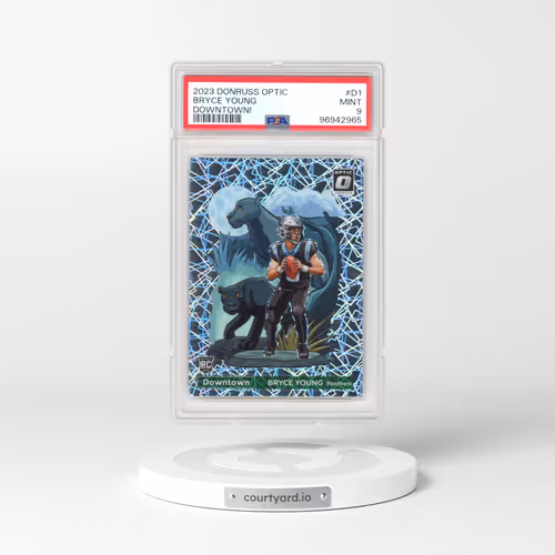 2023 Panini Donruss Optic Downtown! #D1 Bryce Young (PSA 9 MINT)