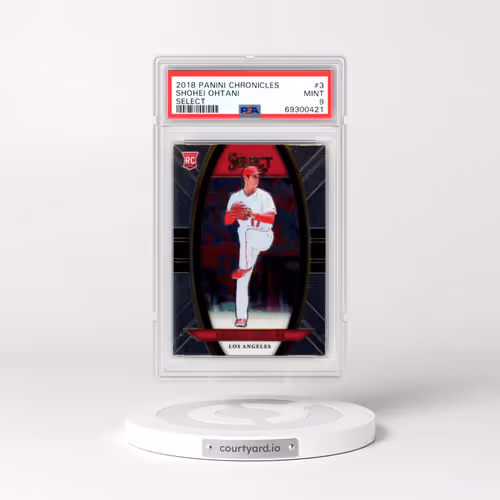 2018 Panini Chronicles Select #3 Shohei Ohtani (PSA 9 MINT)