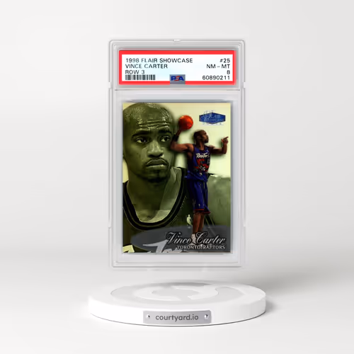 1998 Flair Showcase #25 Vince Carter Row 3