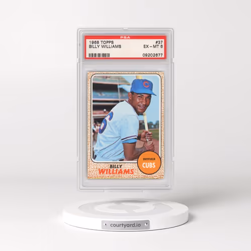 1968 Topps #37 Billy Williams (PSA 6 EX-MT)