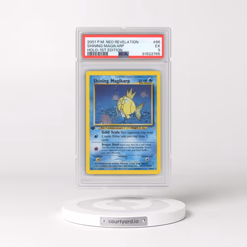 2001 Pokémon Neo Revelation #66 Shining Magikarp - 1st Edition Holo Holo (PSA 5 EX)