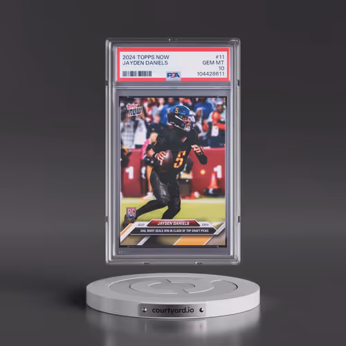 2024 Topps Now #11 Jayden Daniels (PSA 10 GEM MINT)