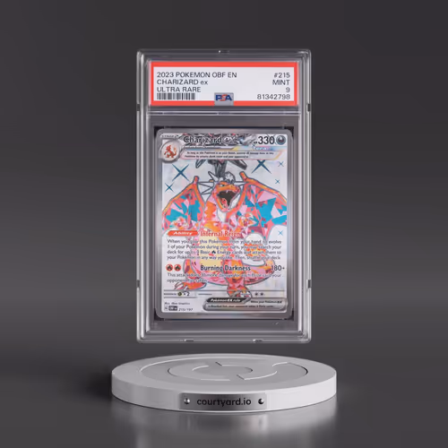 2023 Pokémon Obf EN-Obsidian Flames #215 Charizard EX - Holo Ultra Rare (PSA 9 MINT)