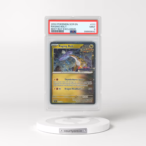2024 Pokémon Scr EN-Stellar Crown #111 Raging Bolt - Best Buy Exclusive (PSA 9 MINT)