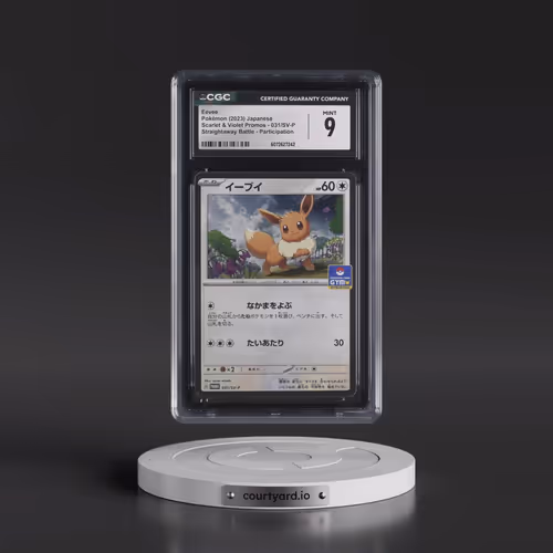 2022 Scarlet & Violet Promos #031/SV-P Eevee - Straightaway Battle Participation (CGC 9 MINT)
