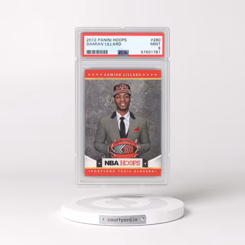 2012 Panini Hoops #280 Damian Lillard (PSA 9 MINT)