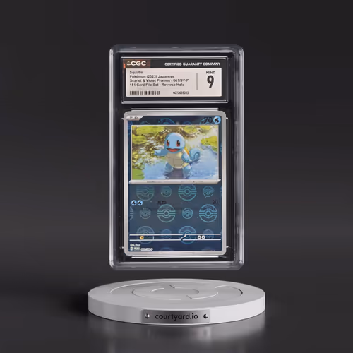 2022 Scarlet & Violet Promos #061/SV-P Squirtle - Reverse Holo 151Â Card File Set (Poké Ball ) (CGC