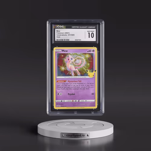 2021 Celebrations #011/025 Mew - Holo (CGC 10 GEM MINT)