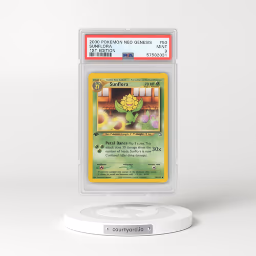 2000 Neo Genesis #50 Sunflora - 1st Edition (PSA 9 MINT)