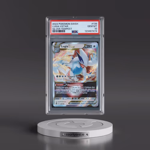 2022 Pokémon Sword & Shield Silver Tempest #139 Lugia Vstar (PSA 10 GEM MINT)