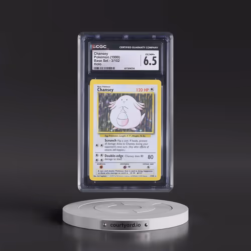 1999 Base Set #3/102 Chansey - Holo (CGC 6.5 EX-NM+)