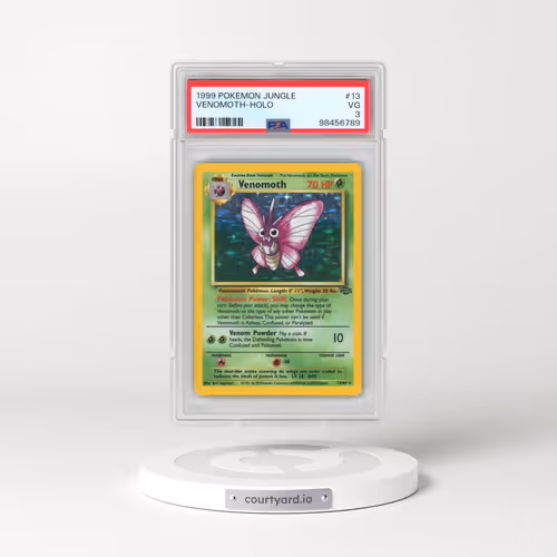 1999 Pokémon Jungle #13 Venomoth - Holo (PSA 3 VG)