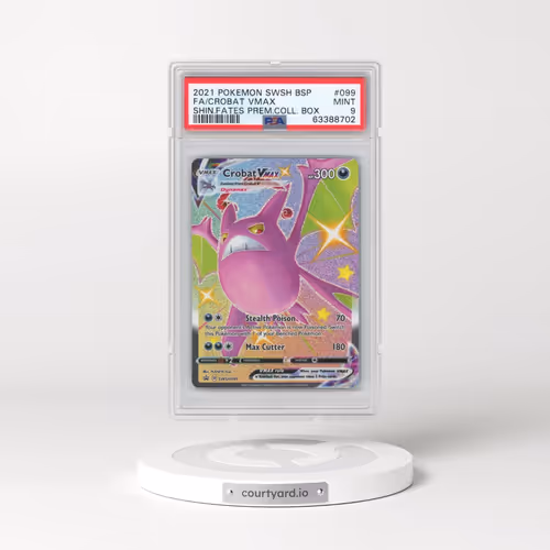 2021 Pokémon Swsh Black Star Promo #099 Crobat Vmax - Full Art Shining Fates Premium Collection Box