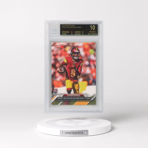2024 Topps Now #6 Jayden Daniels (BGS 10 PRISTINE)
