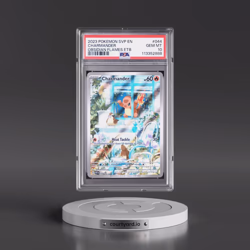 2023 Pokémon Svp EN-SV Black Star Promo #044 Charmander - Obsidian Flames Elite Trainer Box (PSA 10 