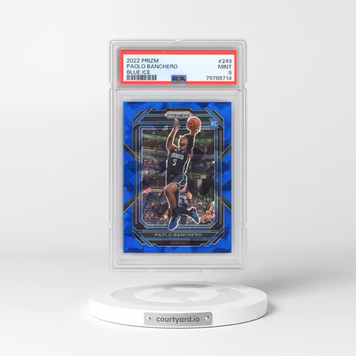 2022 Panini Prizm #249 Paolo Banchero - Blue Ice (PSA 9 MINT)