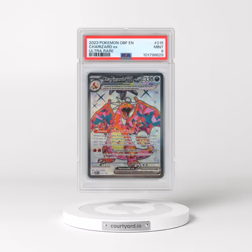 2023 Pokémon Obf EN-Obsidian Flames #215 Charizard EX - Holo Ultra Rare (PSA 9 MINT)