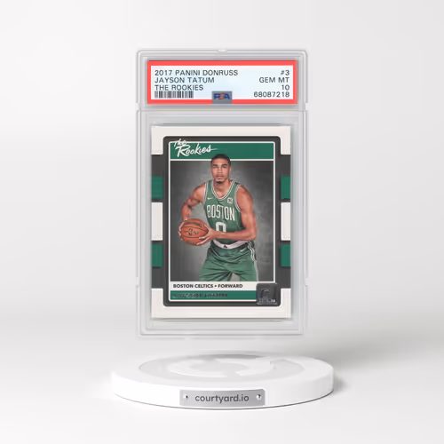 2017 Panini Donruss the Rookies #3 Jayson Tatum (PSA 10 GEM MINT)