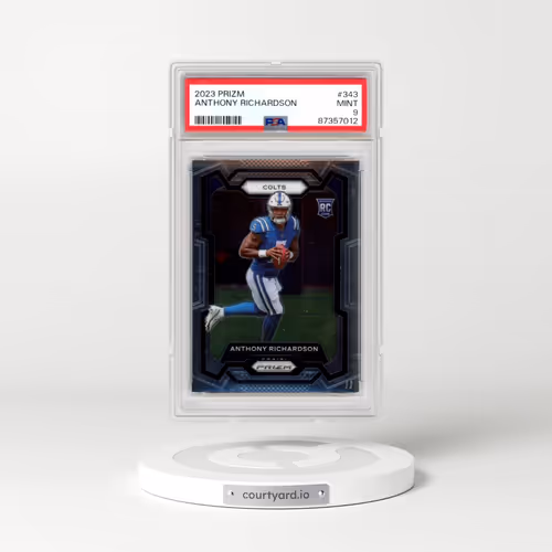2023 Panini Prizm #343 Anthony Richardson (PSA 9 MINT)