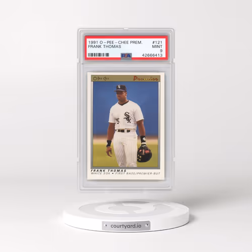 1991 O-Pee-Chee Premier #121 Frank Thomas (PSA 9 MINT)