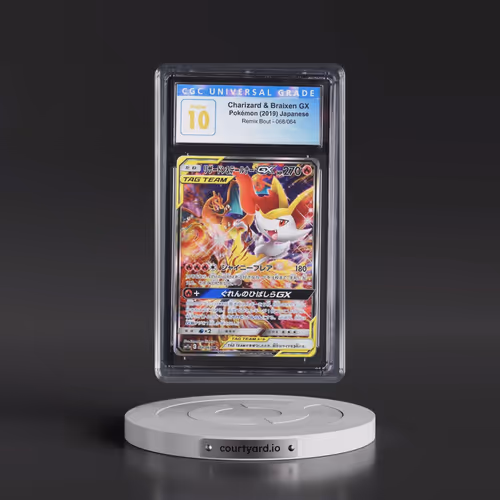 2019 Remix Bout #068/064 Charizard & Braixen GX - Holo (CGC 10 PRISTINE)