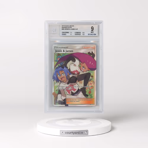 2019 Hidden Fates #68 Jessie & James - Ultra Rare Holo (BGS 9 MINT)
