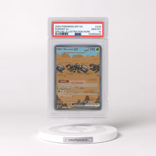 2024 Pokémon Ssp EN-Surging Sparks #236 Durant EX - Holo Special Illustration Rare (PSA 10 GEM MINT)