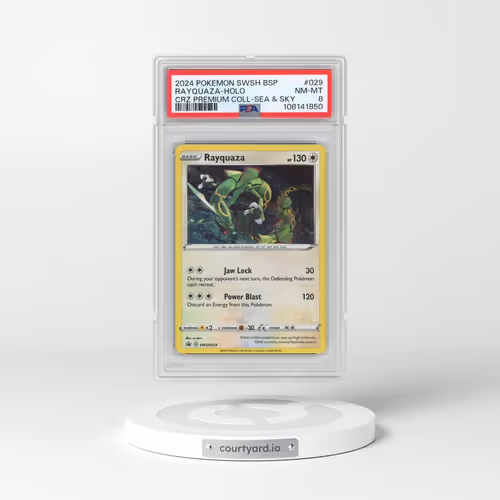 2024 Pokémon Swsh Black Star Promo #029 Rayquaza - Holo Crown Zenith Premium Collection Sea & Sky (P