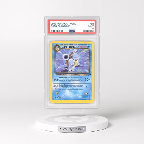 2000 Pokémon Rocket #20 Dark Blastoise (PSA 9 MINT)