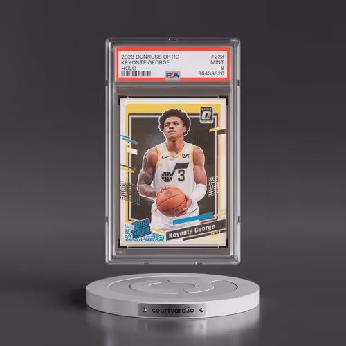 2023 Panini Donruss Optic #223 Keyonte George - Holo (PSA 9 MINT)