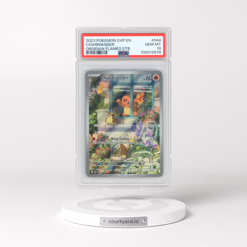2023 Pokémon Svp EN-SV Black Star Promo #044 Charmander - Obsidian Flames Elite Trainer Box (PSA 10 GEM MINT)