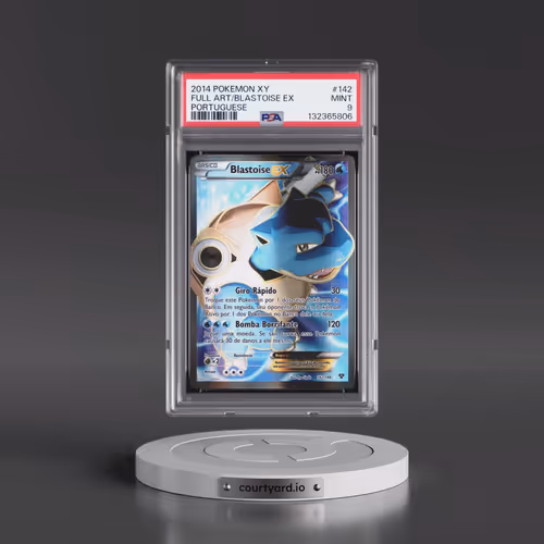 2014 Pokémon XY #142 Blastoise EX - Holo Full Art (PSA 9 MINT)