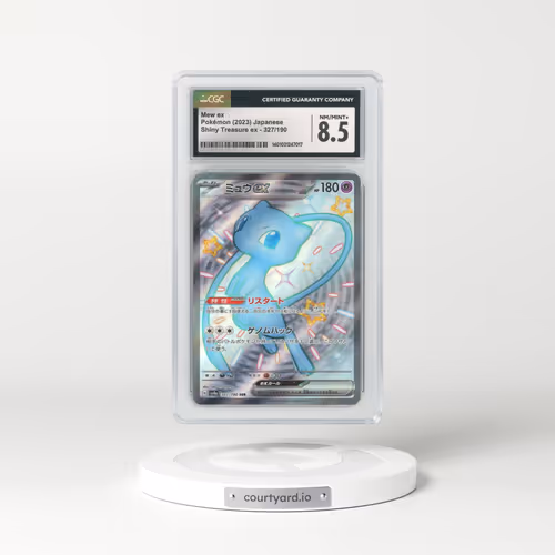 2023 Japanese Shiny Treasure EX #327 Mew EX - Full Art Holo (CGC 8.5 NM-MT+)