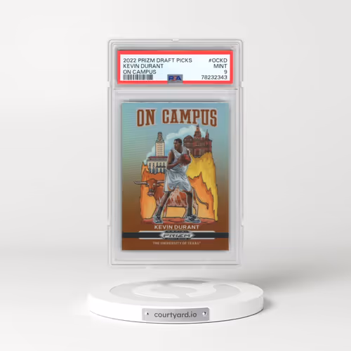 2022 Panini Prizm Draft Picks on Campus #OCKD Kevin Durant (PSA 9 MINT)