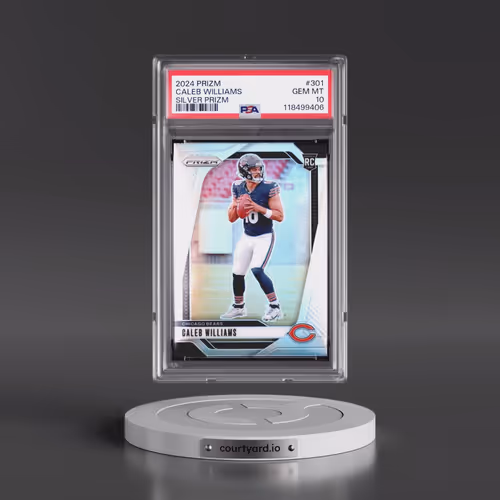 2024 Panini Prizm #301 Caleb Williams - Silver Prizm (PSA 10 GEM MINT)