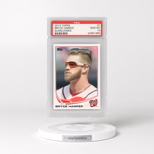 2013 Topps #1 Bryce Harper - Sunglasses (PSA 10 GEM MINT)