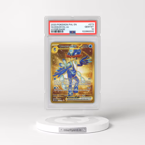 2023 Pokémon Pal EN-Paldea Evolved #273 Quaquaval EX - Holo Hyper Rare (PSA 10 GEM MINT)