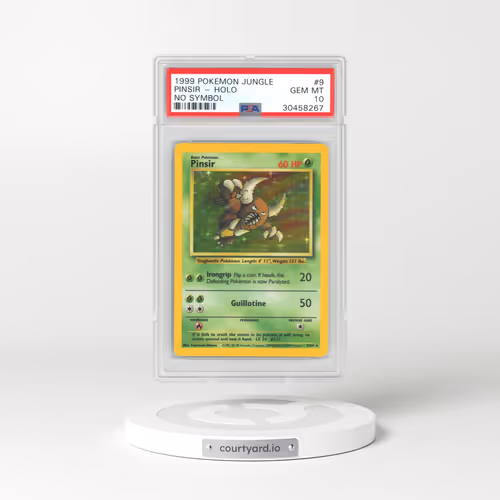1999 Jungle #9 Pinsir - Holo No Symbol (PSA 10 GEM MINT)